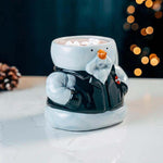 HARLEY-DAVIDSON H-D BIKER SNOWMAN SCUPLTED MUG