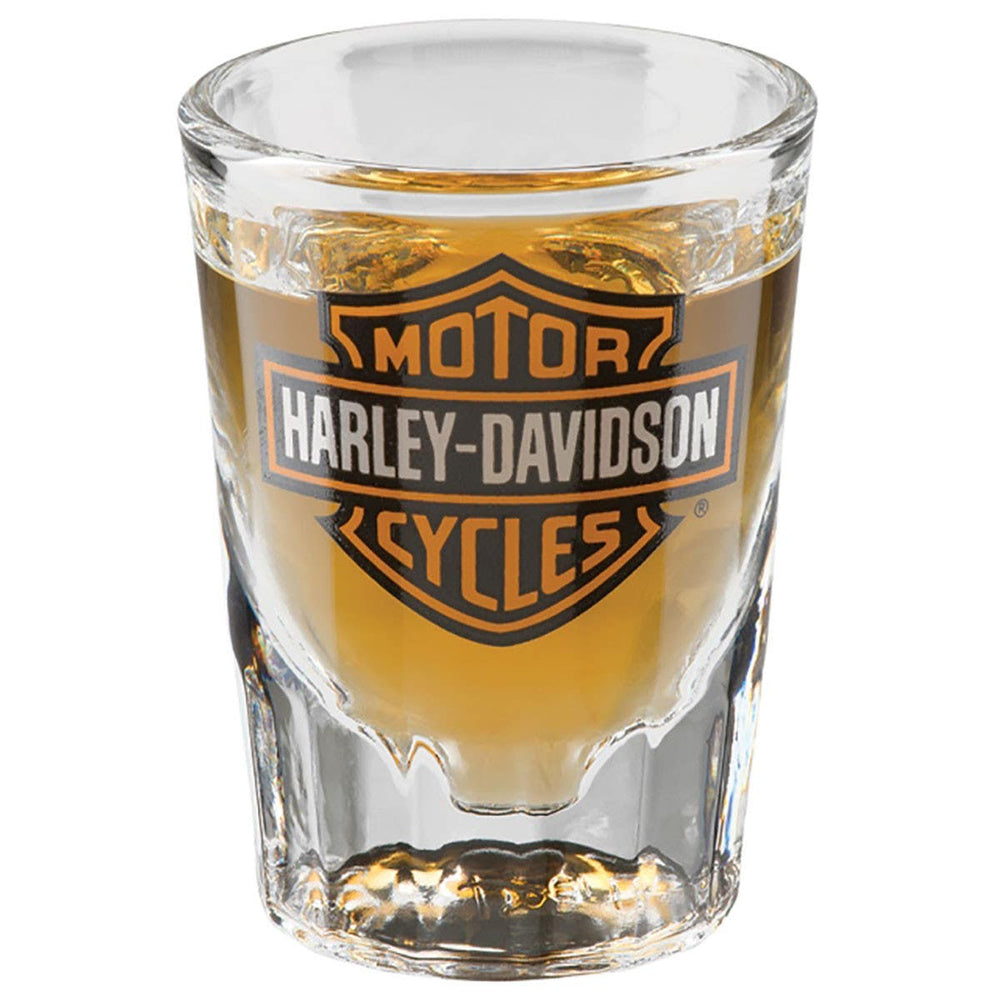 HARLEY-DAVIDSON BAR & SHIELD SHOT GLASS