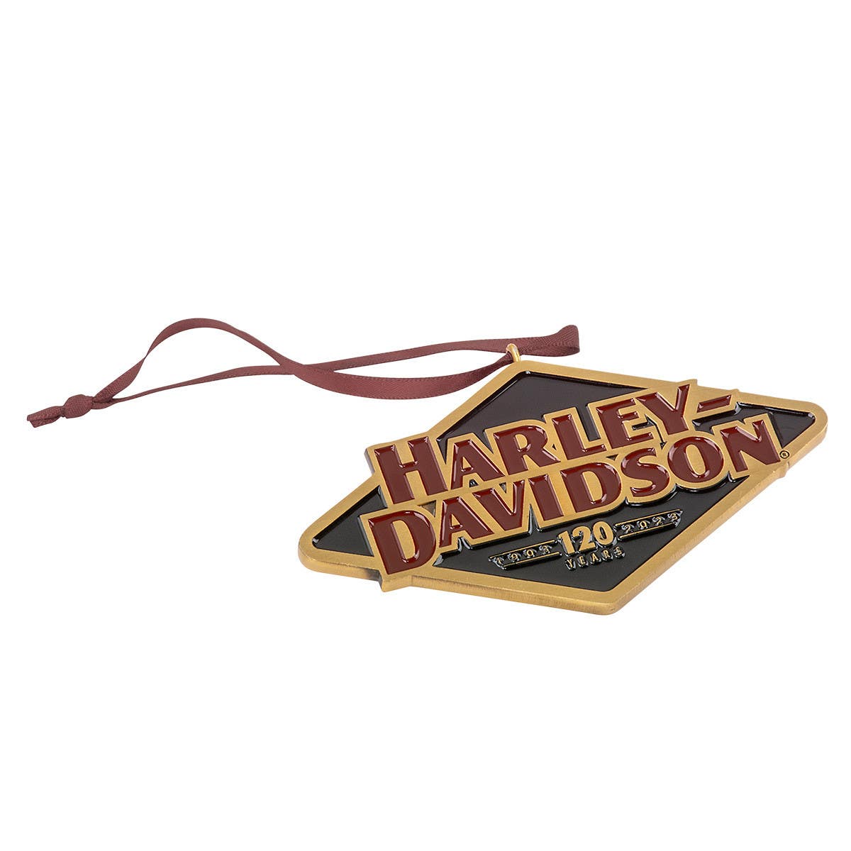 HARLEY-DAVIDSON 120TH ANNIVERSARY METAL ORNAMENT
