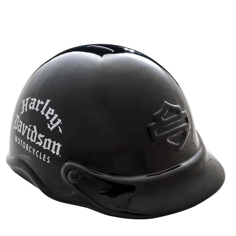HARLEY-DAVIDSON H-D OLD ENGLISH HELMET BANK