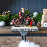 HARLEY-DAVIDSON H-D BIKER SANTA STOCKING HOLDER