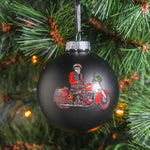 HARLEY-DAVIDSON H-D 2024 BIKER SANTA BALL ORNAMENT