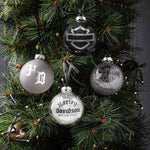 HARLEY-DAVIDSON OLD ENGLISH BALL ORNAMENT SET