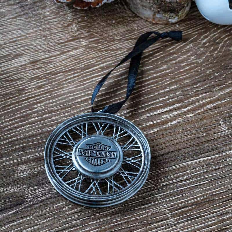 HARLEY-DAVIDSON H-D BAR & SHIELD WHEEL ORNAMENT