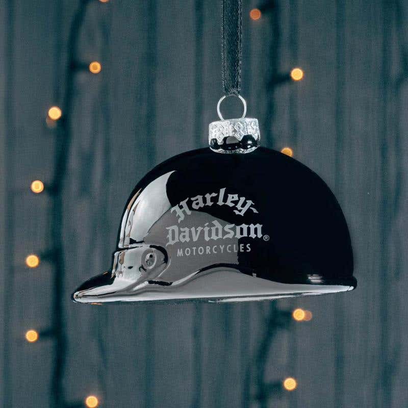 HARLEY-DAVIDSON H-D OLD ENGLISH HELMET ORNAMENT
