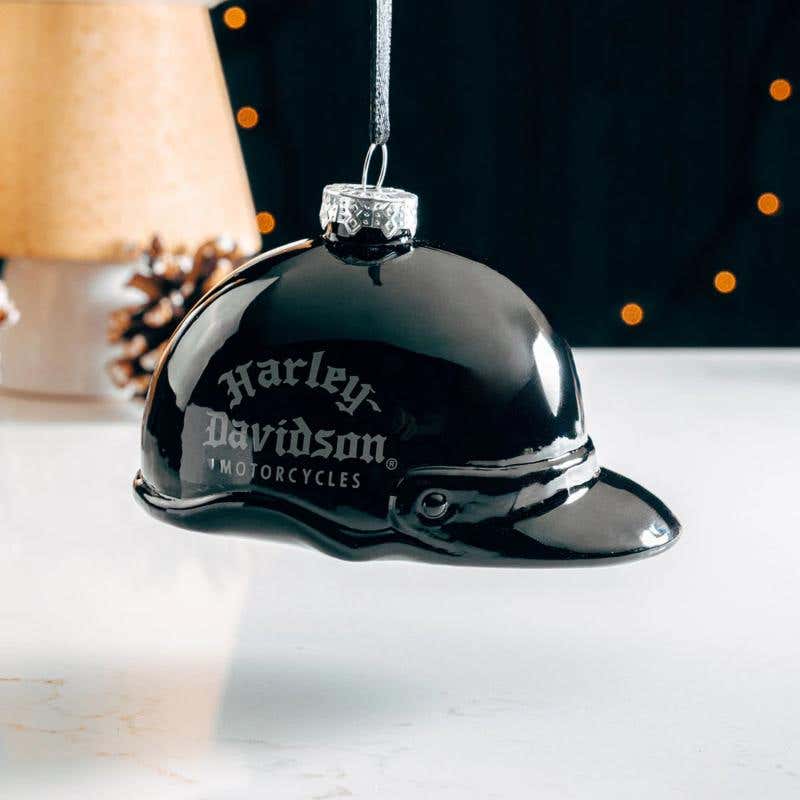 HARLEY-DAVIDSON H-D OLD ENGLISH HELMET ORNAMENT