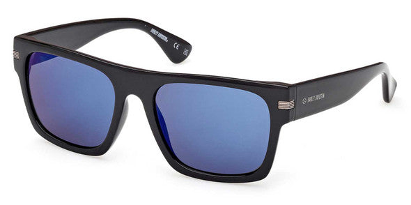 Harley-Davidson Lifestyle 01C Black, Smoke Blue lense Sunglasses