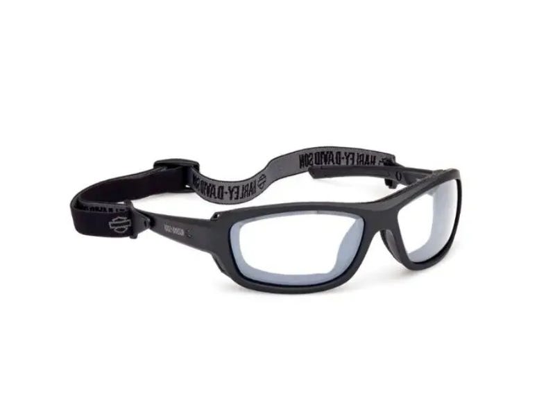 HARLEY-DAVIDSON GENERAL UNISEX CLEAR LIGHT ADJUSTING SILVER MIRROR SUNGLASSES
