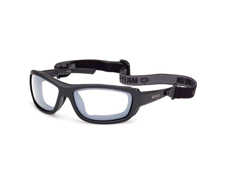 HARLEY-DAVIDSON GENERAL UNISEX CLEAR LIGHT ADJUSTING SILVER MIRROR SUNGLASSES