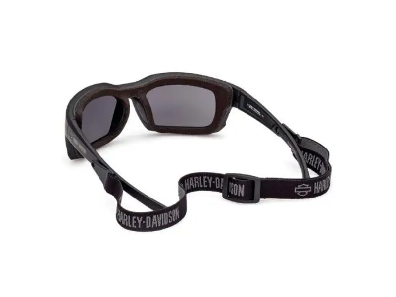 HARLEY-DAVIDSON CLASSIC EAGLE UNISEX GREY COLOUR ENHANCING SILVER MIRROR SUNGLASSES