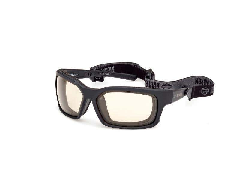 HARLEY-DAVIDSON CLASSIC EAGLE UNISEX YELLOW LIGHT ADJUSTING SUNGLASSES