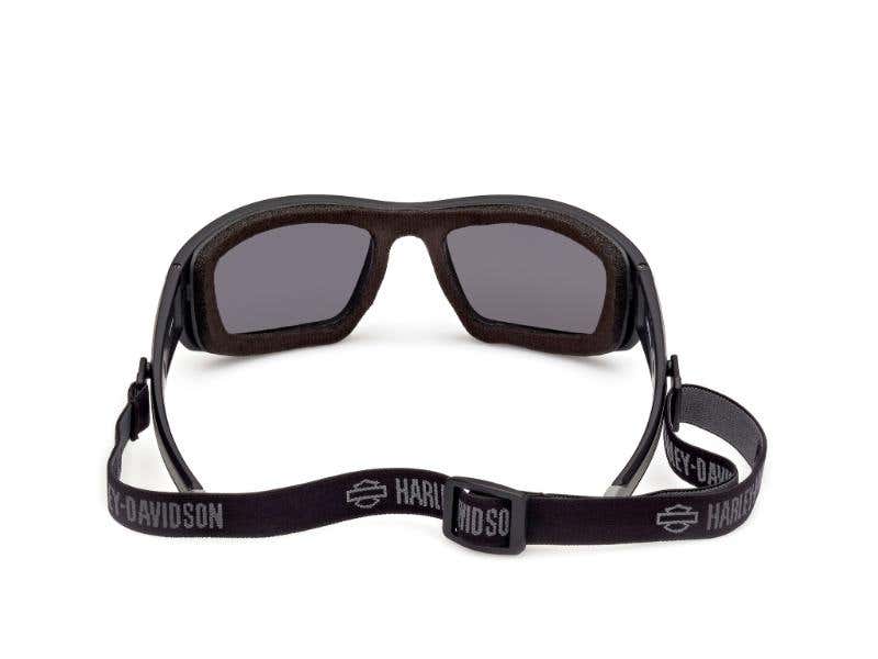 HARLEY-DAVIDSON BLAZE ACE UNISEX GREY COLOUR ENHANCING SILVER MIRROR SUNGLASSES