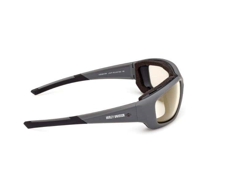 HARLEY-DAVIDSON MAJESTIC UNISEX YELLOW LIGHT ADJUSTING GOLD MIRROR SUNGLASSES