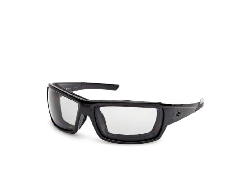 HARLEY-DAVIDSON MENS JUNEAU 2.0 SPORT PERFORMANCE SUNGLASSES -  BLACK