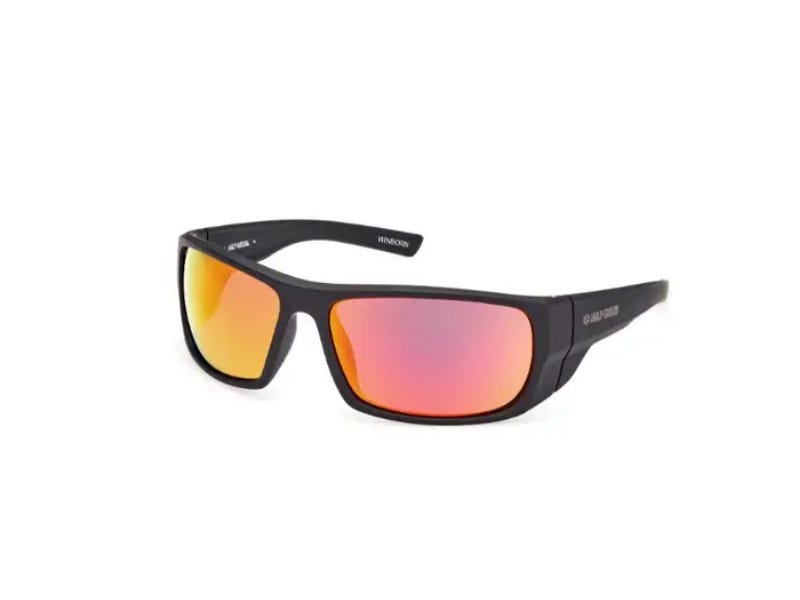 HARLEY-DAVIDSON MENS MENS WINBORN MENS RED MIRROR SUNGLASSES