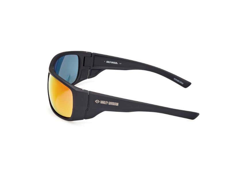 HARLEY-DAVIDSON MENS WINBORN MENS RED MIRROR SUNGLASSES