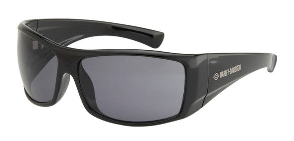 Harley-Davidson Workout Gloss Black, Smoke Lense Sunglasses