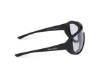 HARLEY-DAVIDSON BADLANDS AVIATOR SPORT WRAP PERFORMANCE SUNGLASSES - BLACK