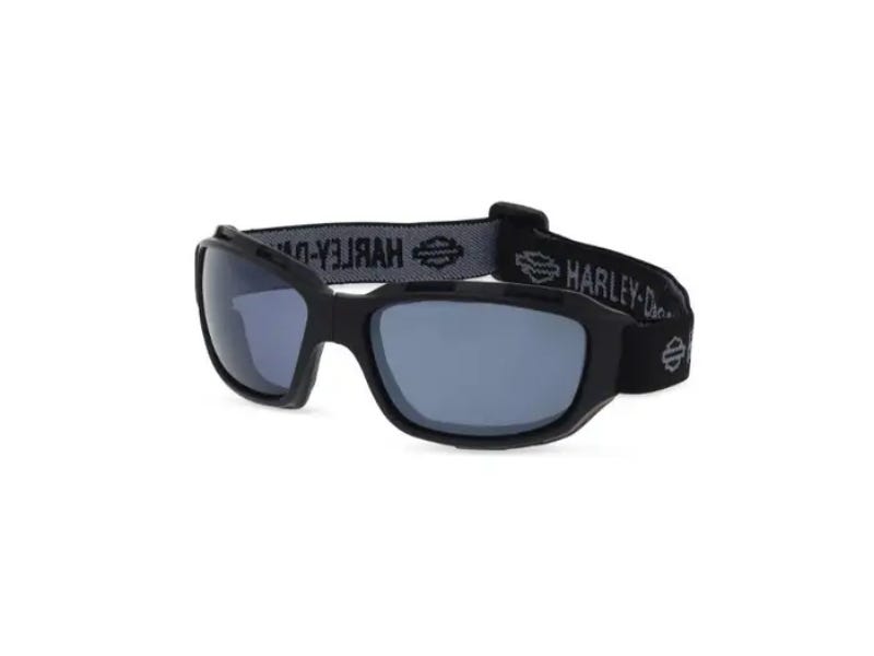HARLEY-DAVIDSON BATTERY UNISEX FOLD GOGGLE GREY COLOUR ENHANCING SUNGLASSES