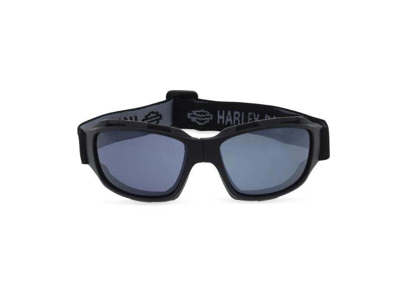 HARLEY-DAVIDSON BATTERY UNISEX FOLD GOGGLE GREY COLOUR ENHANCING SUNGLASSES