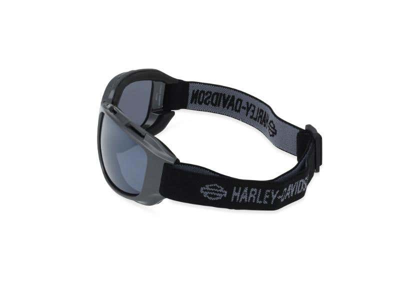 HARLEY-DAVIDSON BATTERY UNISEX FOLD GOGGLE SILVER MIRROR SUNGLASSES