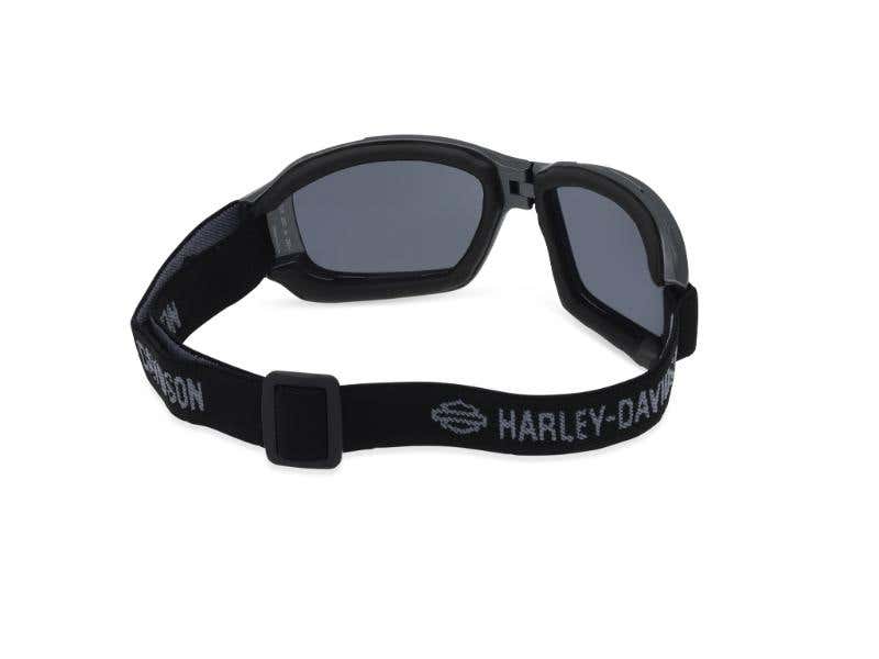 HARLEY-DAVIDSON BATTERY UNISEX FOLD GOGGLE SILVER MIRROR SUNGLASSES