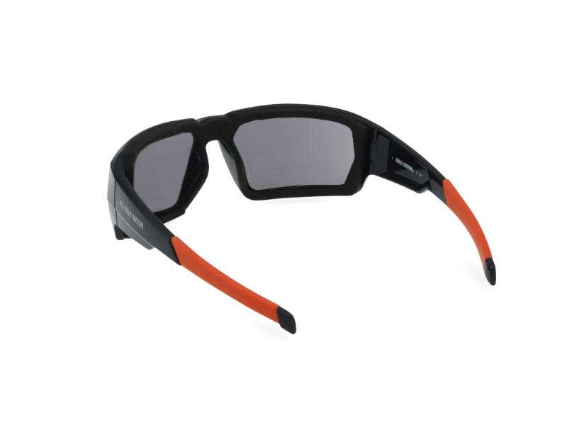HARLEY-DAVIDSON ENGINEERED UNISEX SMOKE SILVER MIRROR SUNGLASSES
