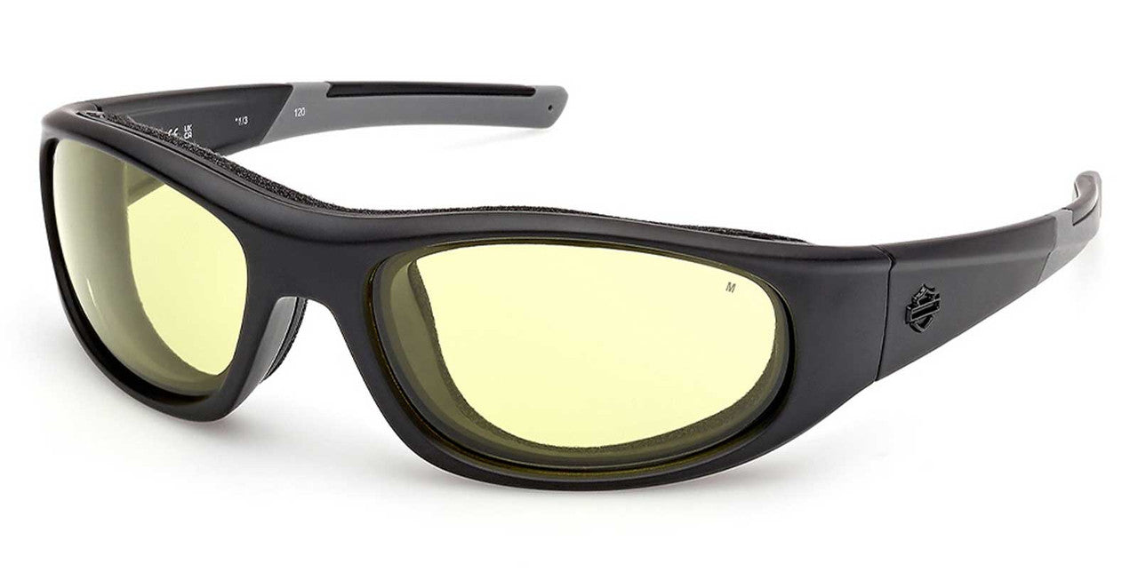 Harley-Davidson Alley 2.0 Matt Black, Yellow Light Adjusting Sunglasses