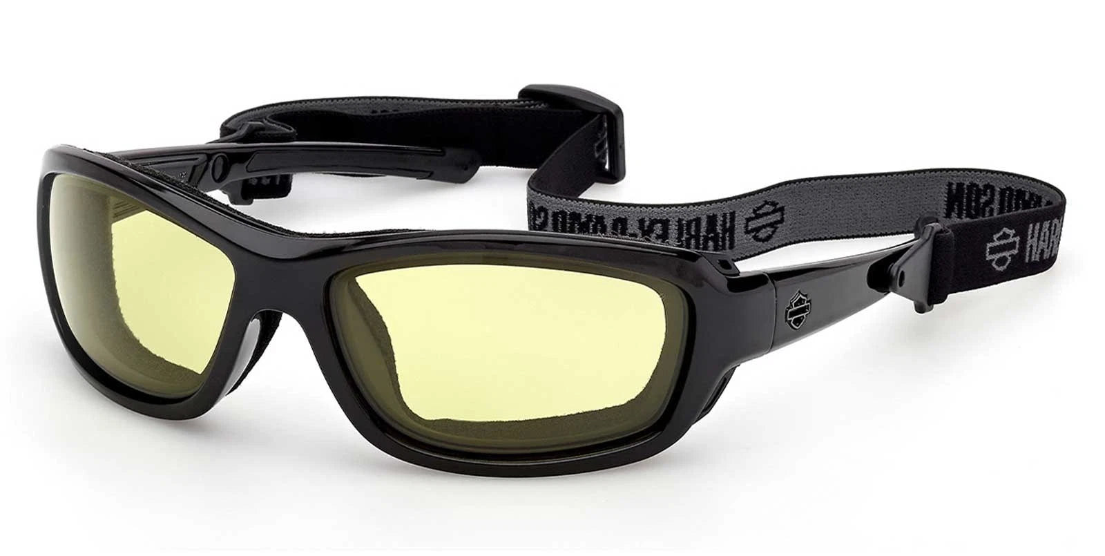 Harley-Davidson Genera 2.0 Gloss Black, Polorized Yellow Lense Sunglasses