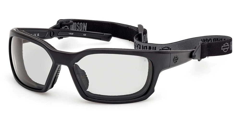 Harley-Davidson Classic Eagle 2.0 Gloss Black, Smoke Light Adjusting Lense Sunglasses