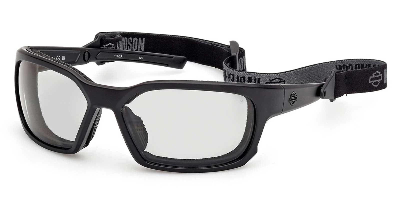 Harley-Davidson Classic Eagle 2.0 Gloss Black, Smoke Light Adjusting Lense Sunglasses