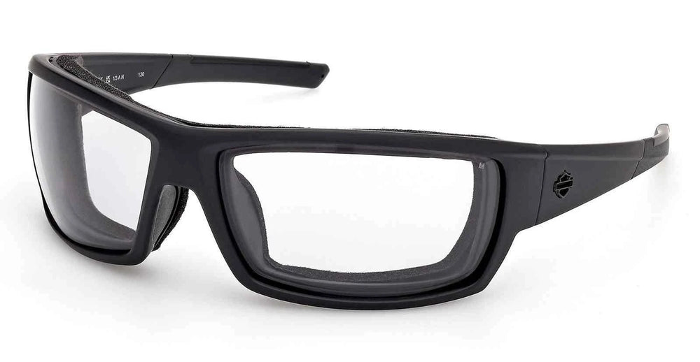 Harley-Davidson Juneau 2.0 Matt Black, Clear Light Adjusting Lense Sunglasses
