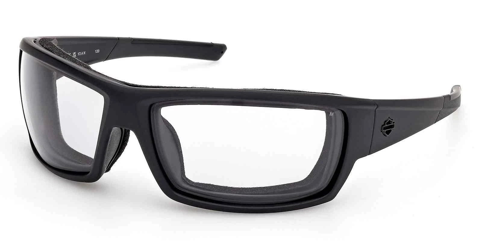 Harley-Davidson Juneau 2.0 Matt Black, Clear Light Adjusting Lense Sunglasses