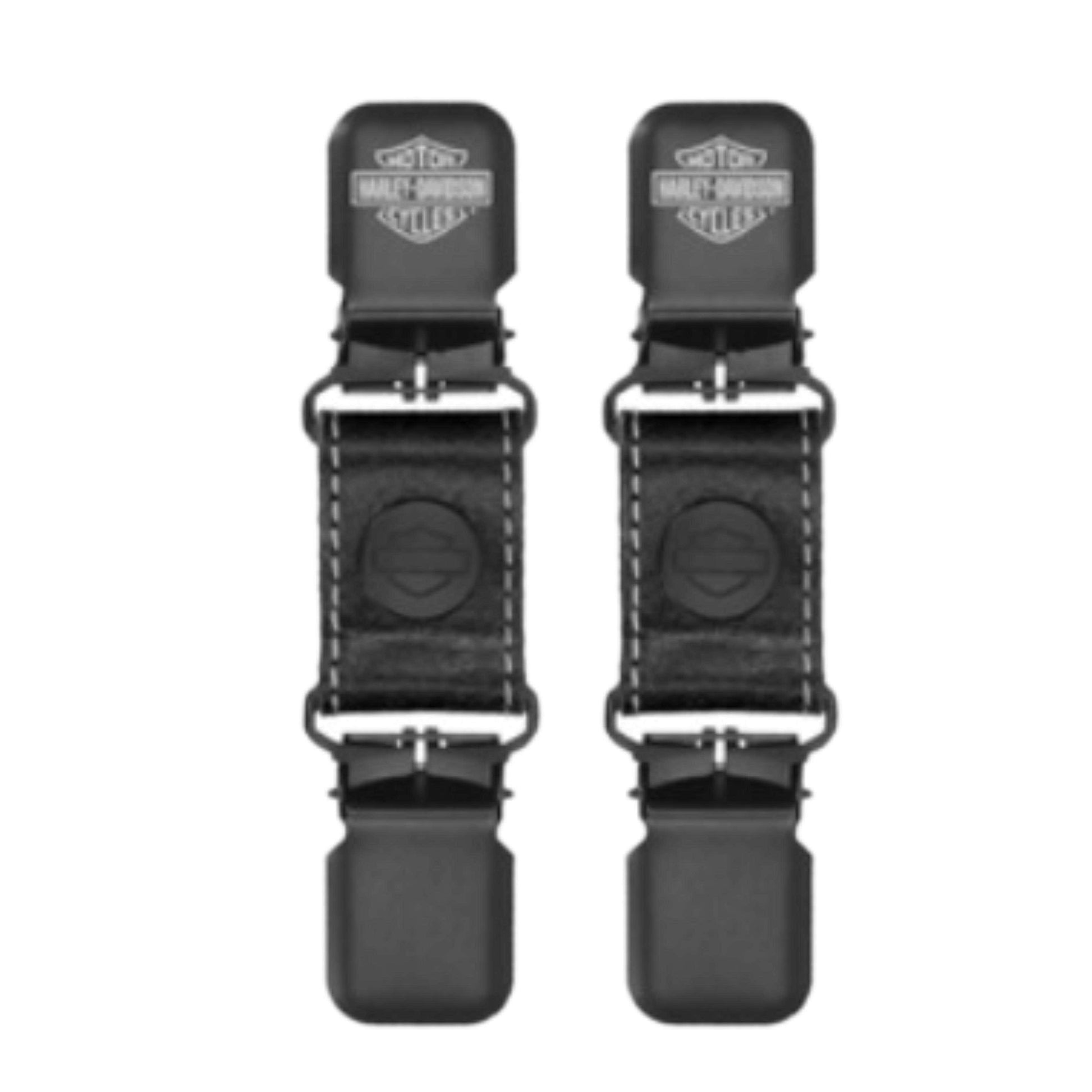 HARLEY-DAVIDSON BAR & SHIELD LEATHER BOOT CLIP BLACK