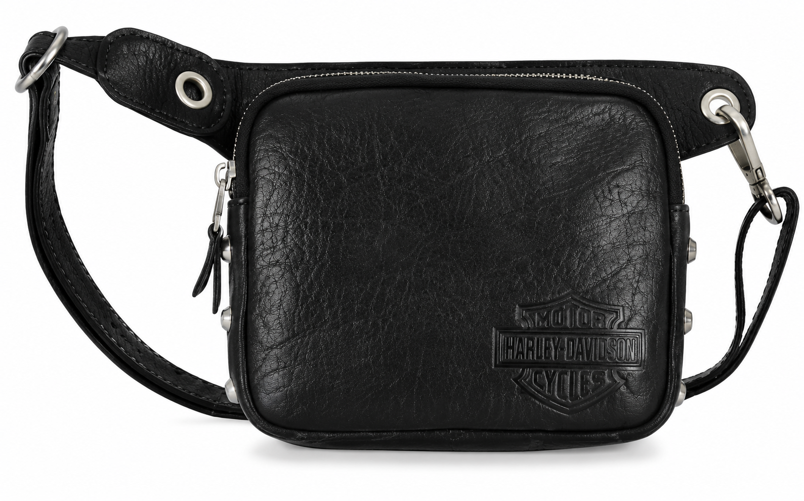 Harley-Davidson Hex Stud Belt Bag Black