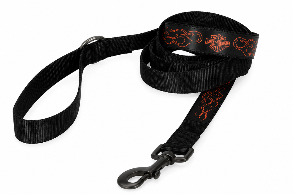 Harley-Davidson Flame Leash Black