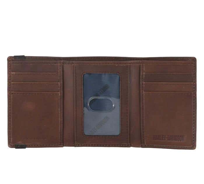 HARLEY-DAVIDSON MENS CRAZY HORSE EAGLE TRIFOLD