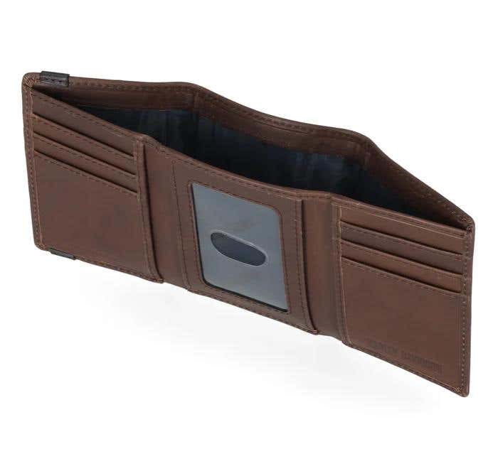 HARLEY-DAVIDSON MENS CRAZY HORSE EAGLE TRIFOLD