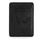 HARLEY-DAVIDSON MENS PEBBLE CLASSIC EAGLE  CARD CASE