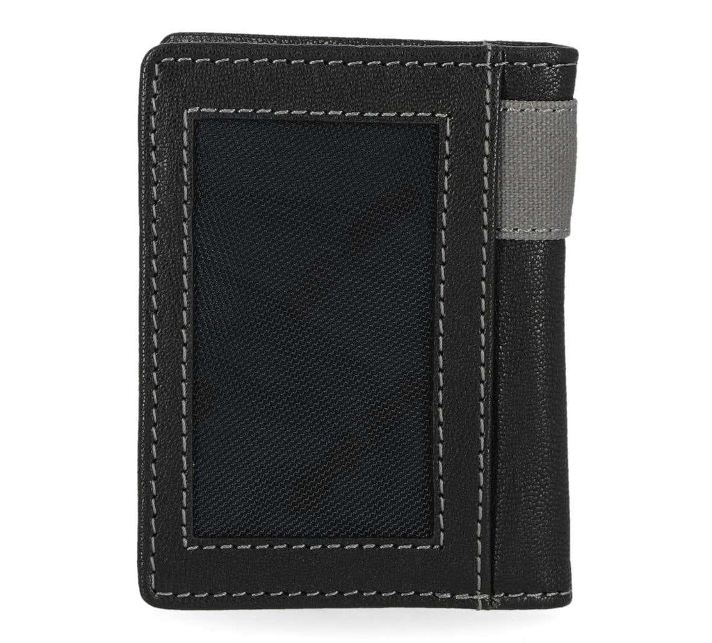 HARLEY-DAVIDSON MENS CAVALRY CANVAS VERTICAL BILLFOLD