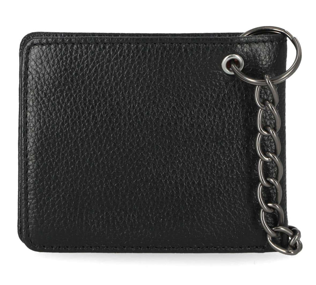 HARLEY-DAVIDSON MENS B&S CORE PEBBLE BILLFOLD WITH CHAIN