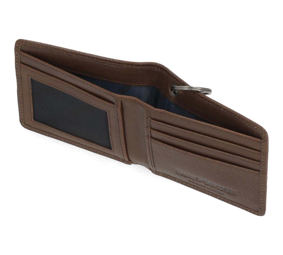 HARLEY-DAVIDSON MENS EAGLE BILLFOLD WITH CHAIN