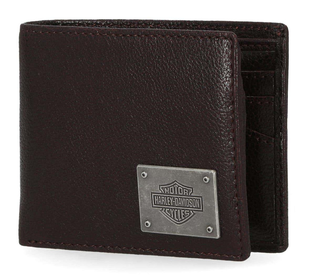 HARLEY-DAVIDSON MENS B&S PLATE PASSCASE