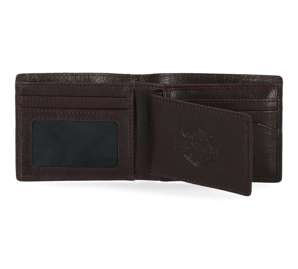 HARLEY-DAVIDSON MENS B&S PLATE PASSCASE