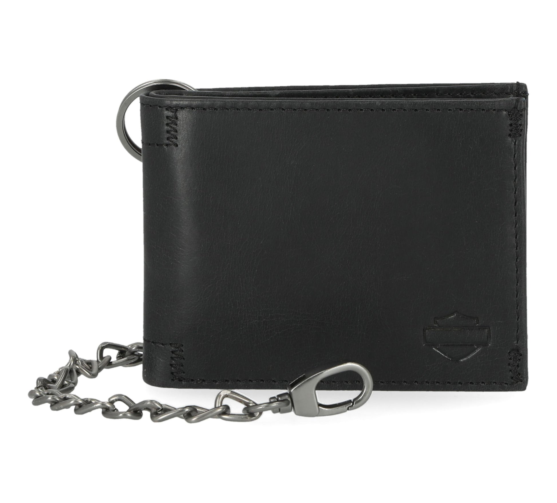 HARLEY-DAVIDSON MENS UNIVRSAL CLASSIC BILLFOLD WITH CHAIN