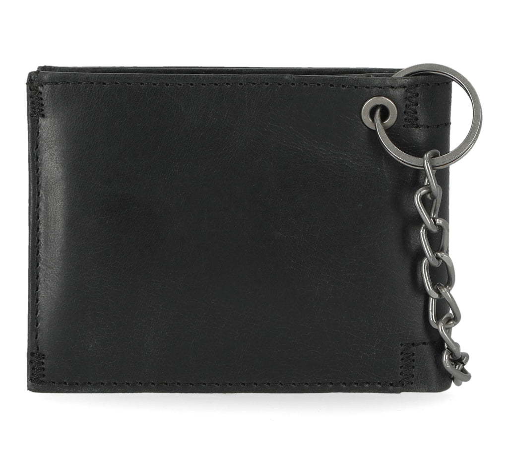 HARLEY-DAVIDSON MENS UNIVRSAL CLASSIC BILLFOLD WITH CHAIN