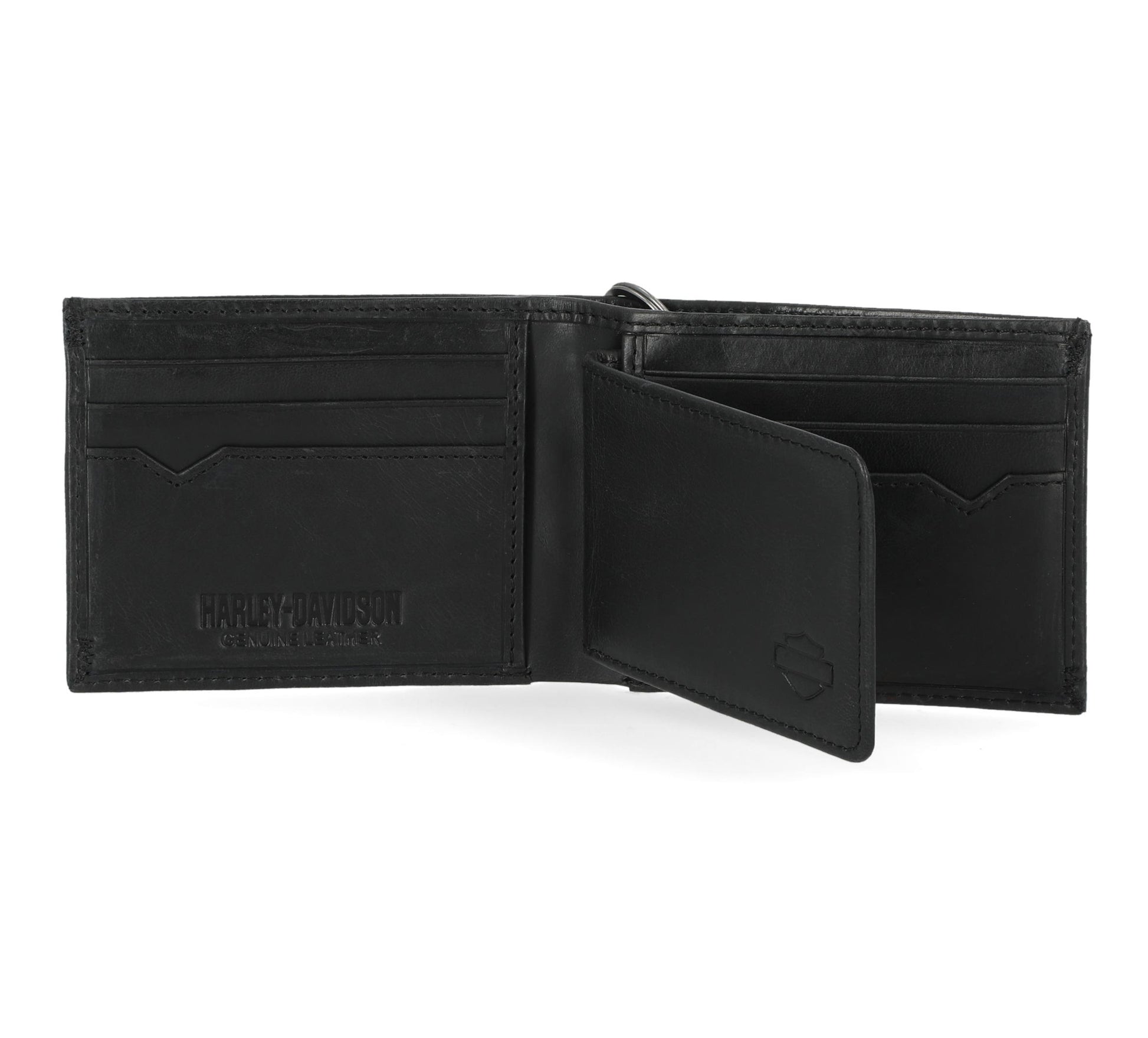HARLEY-DAVIDSON MENS UNIVRSAL CLASSIC BILLFOLD WITH CHAIN