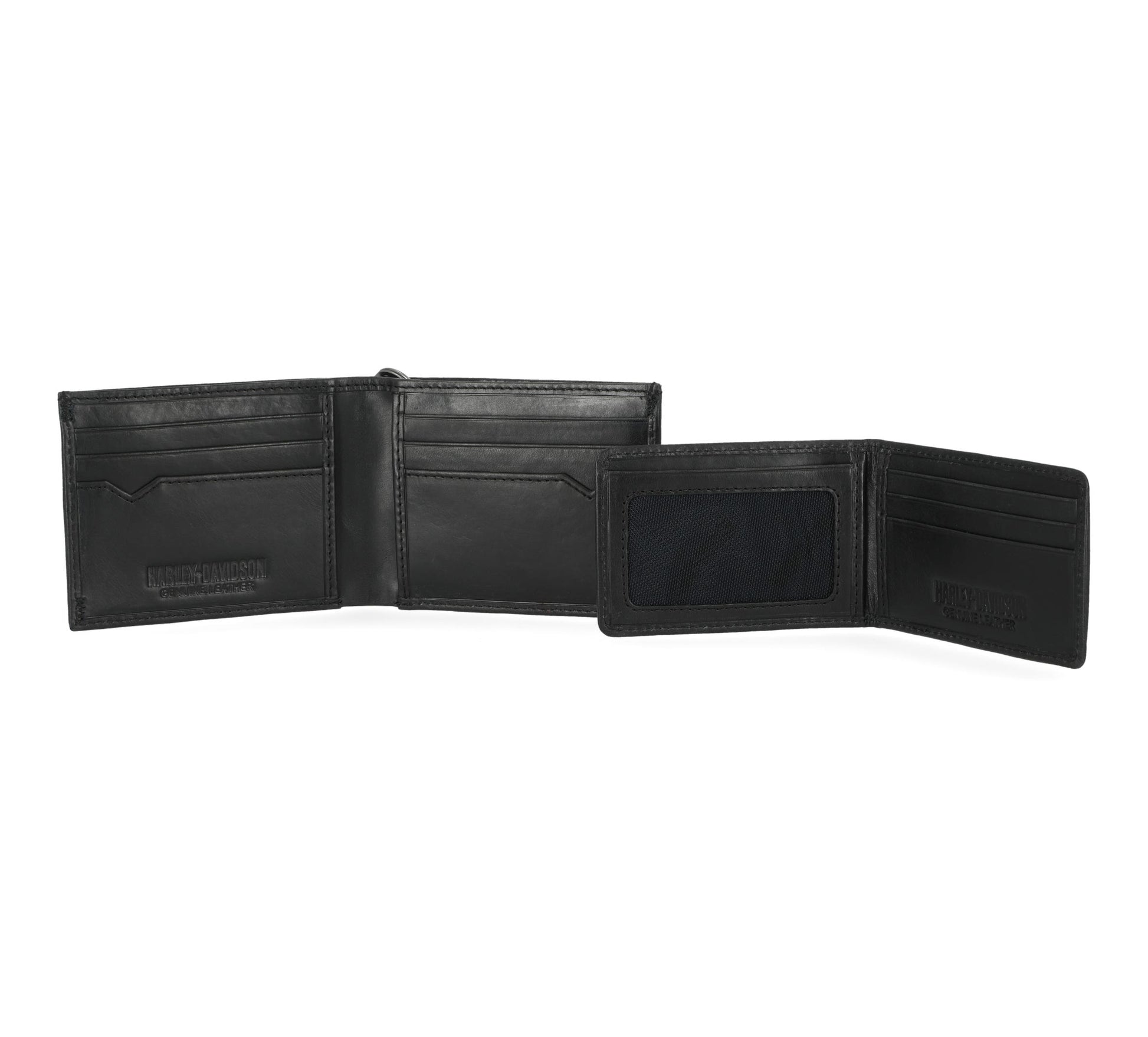 HARLEY-DAVIDSON MENS UNIVRSAL CLASSIC BILLFOLD WITH CHAIN