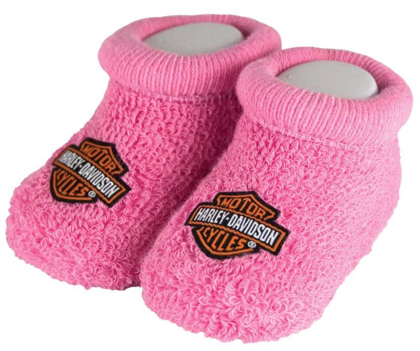 HARLEY-DAVIDSON GIRLS INFANT SOCKS - PINK