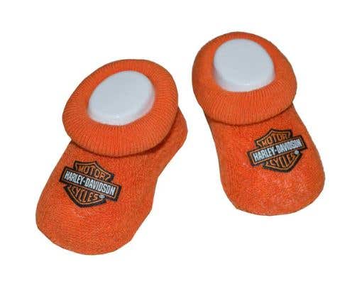 HARLEY-DAVIDSON BOYS INFANT SOCKS - ORANGE